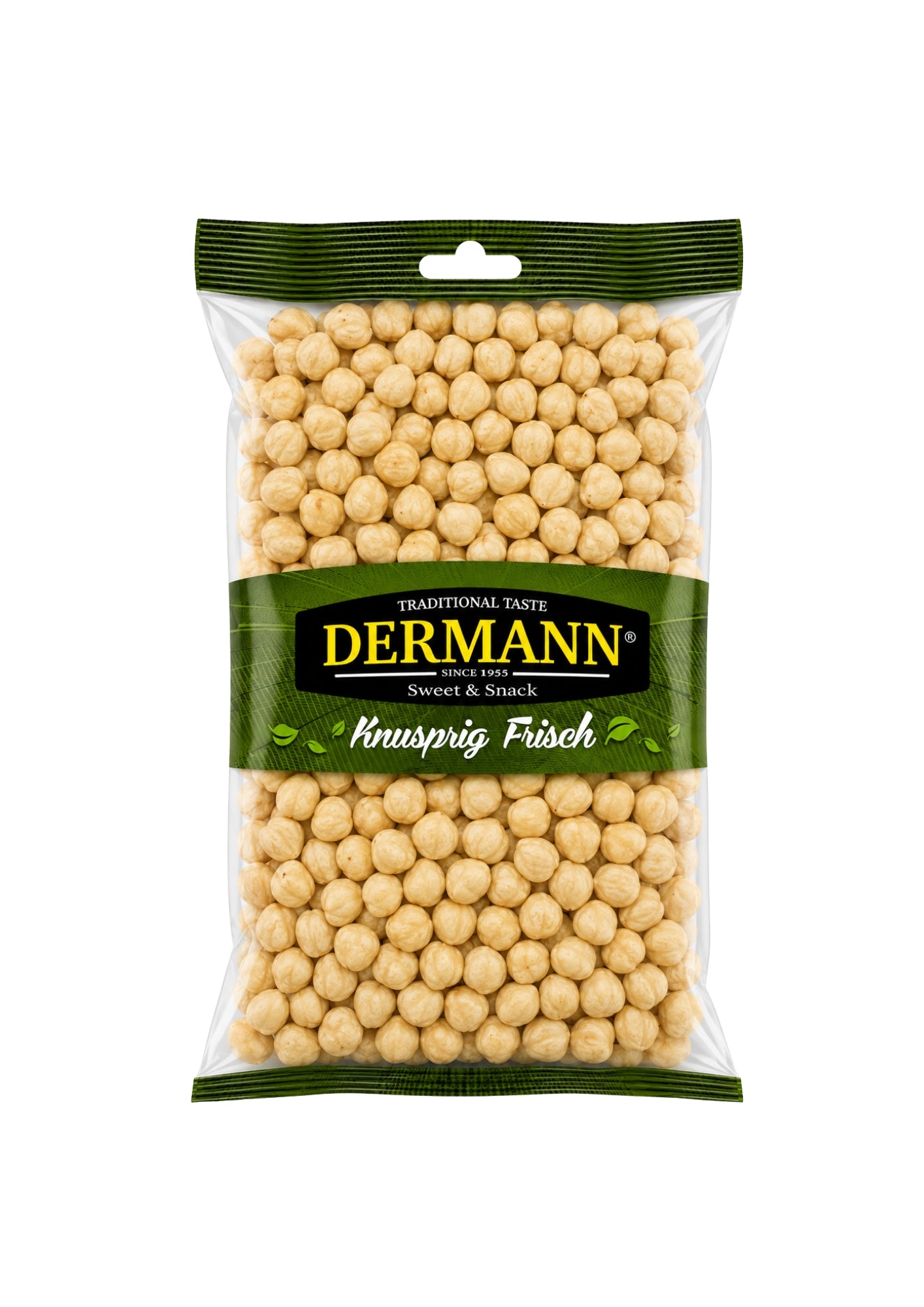 Geröstete und blanchierte Haselnusskerne